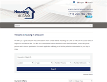 Tablet Screenshot of housing-in-chile.com